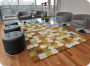 Ground Cover 6'x9' Area Rug in Blue